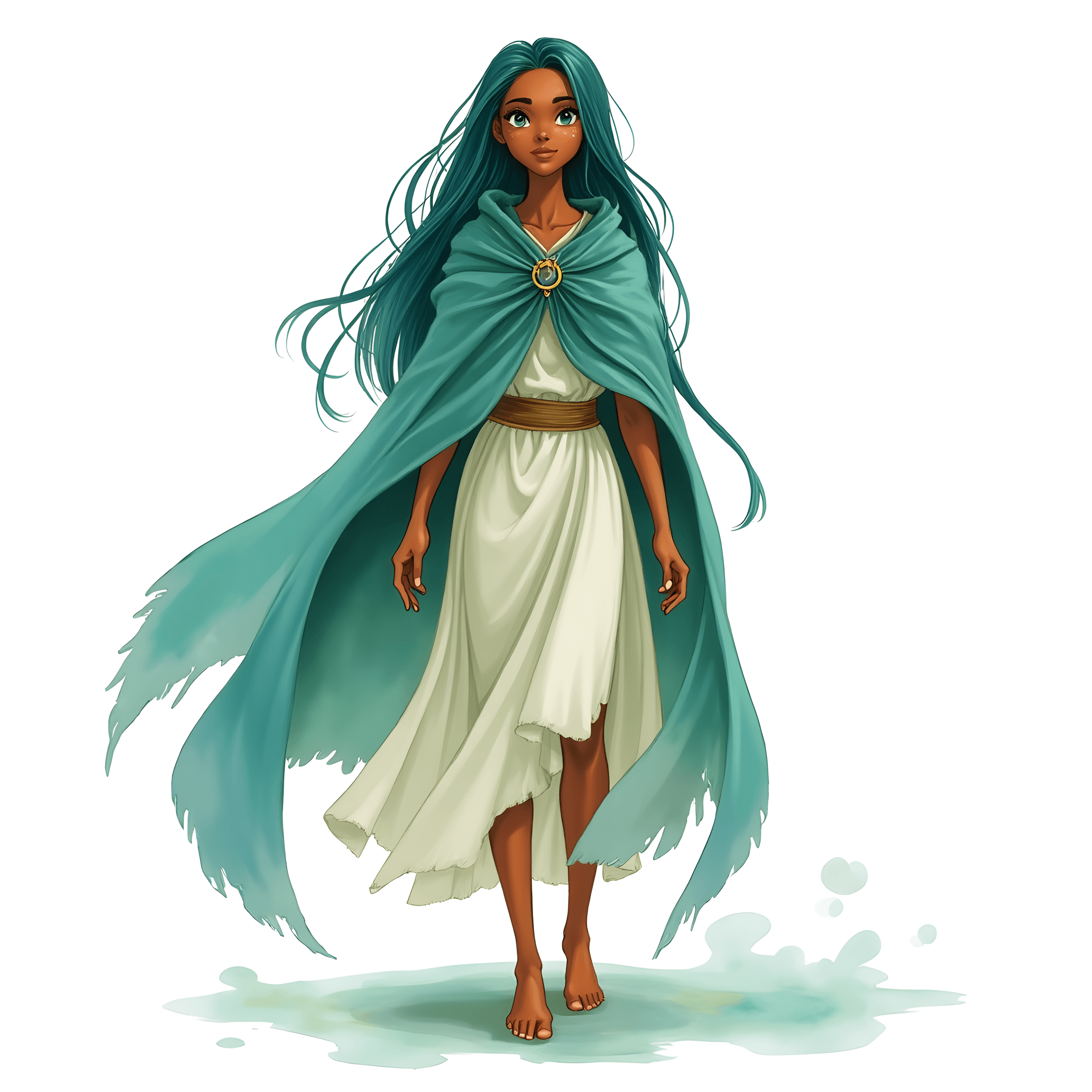 Maren Sol, a character design illustration for children's books