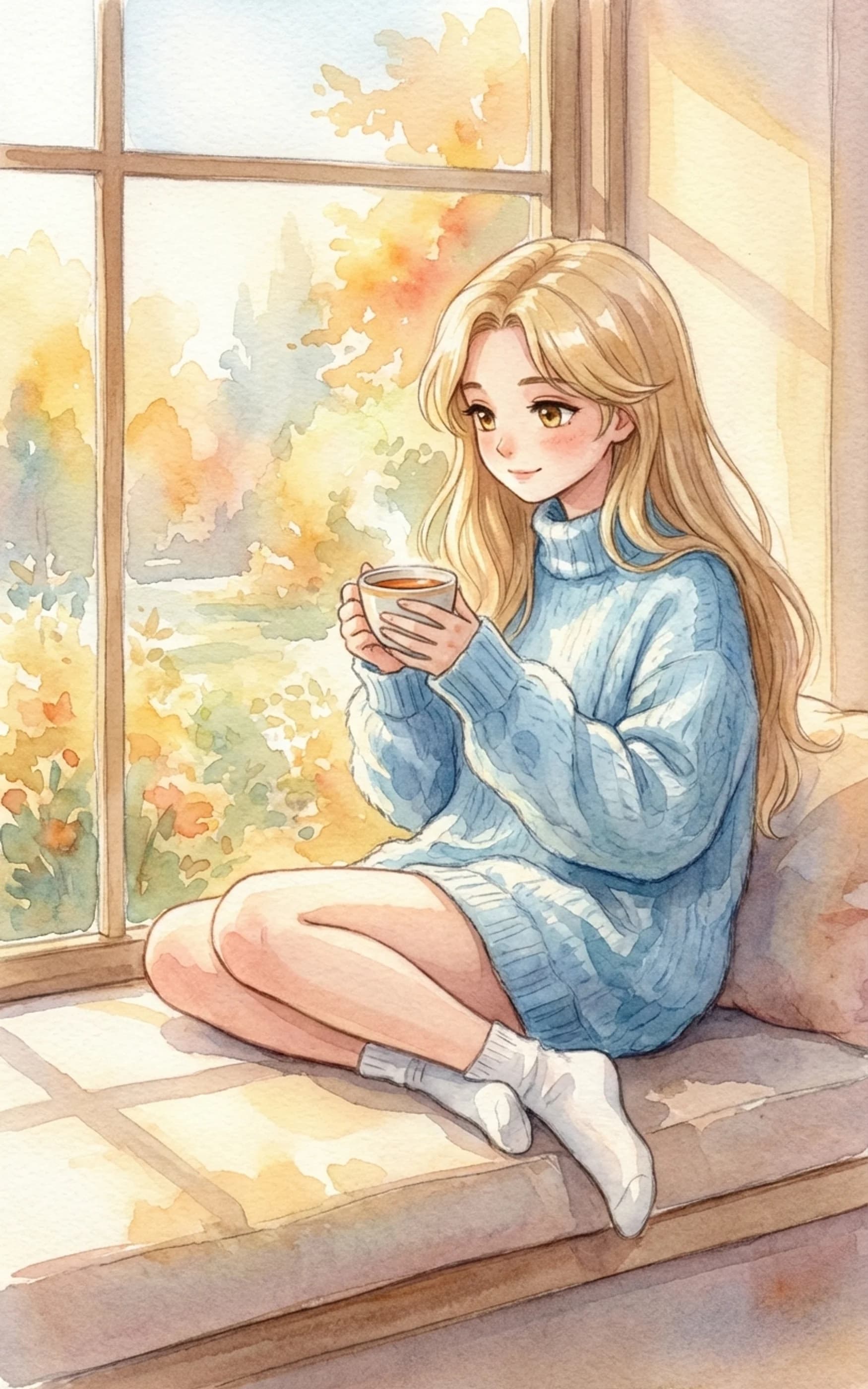 Children's book illustration 1 featuring character in story scene created with KindleBookIllustrations